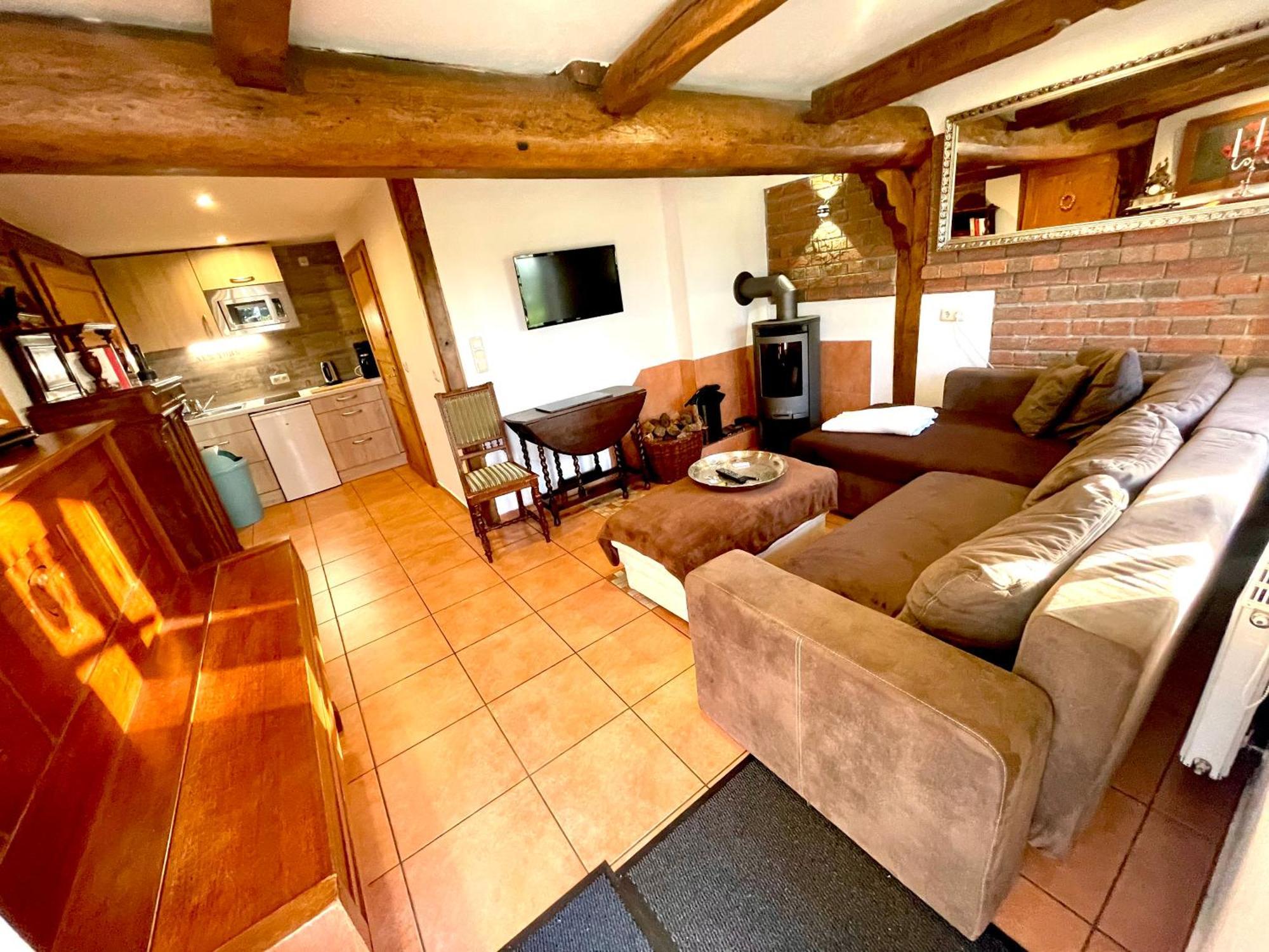 Altes Landhaus Oste, Klavier Appartement, 2 Zimmer Mit Kamin Hemmoor Eksteriør bilde